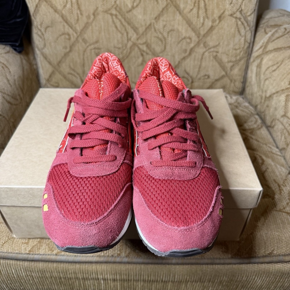Size 10.5 - Asics Gel Lyte 3 Fiery Red (HN514) - Picture 5 of 8